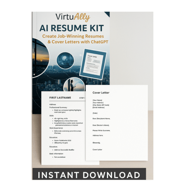 Land The Job-Write Smarter with A.I. -The Ultimate Guide to Creating Your Resume & Cover Letter