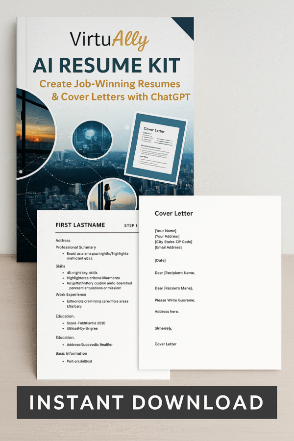 Land The Job-Write Smarter with A.I. -The Ultimate Guide to Creating Your Resume & Cover Letter