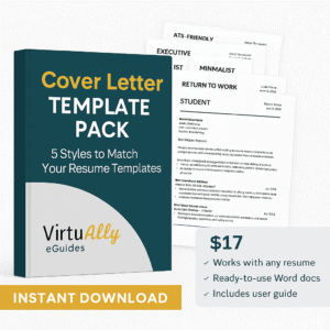 Cover Letter Template Pack